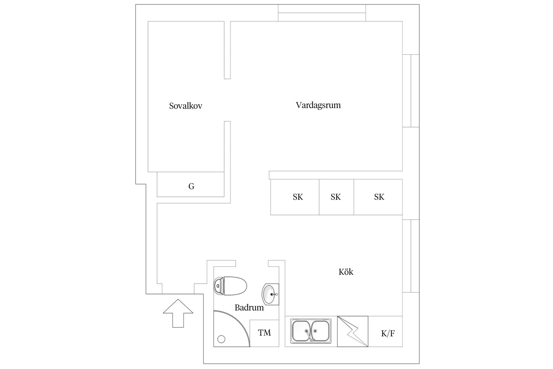 Bostadsrätt, Döbelnsgatan 3, Norrmalm, Borås
