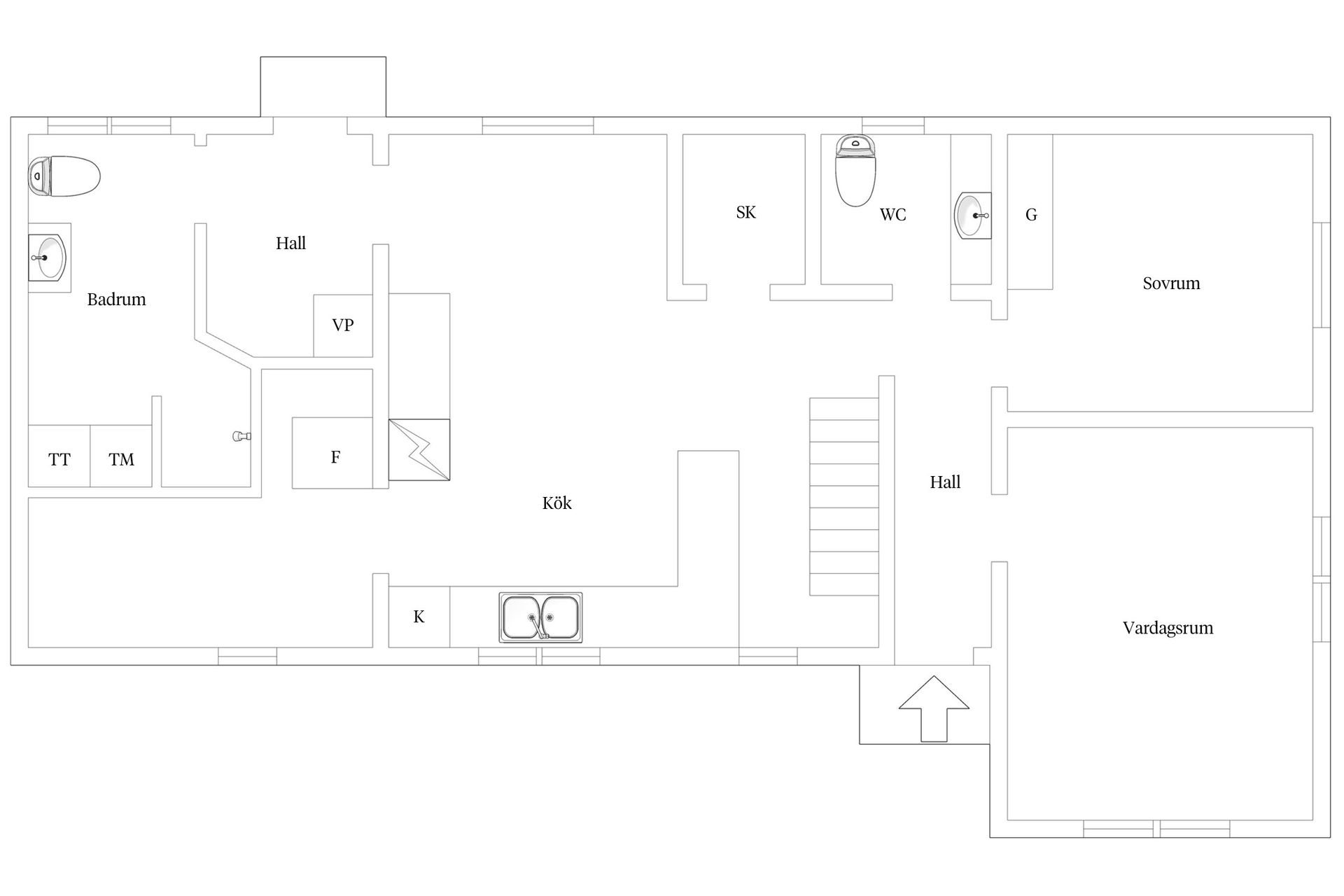Villa, Bussjögårdsvägen 7, Bussjö, Ystad
