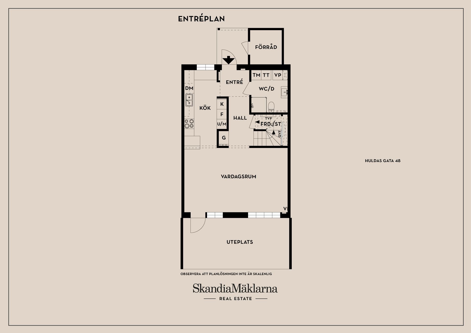 Radhus, Huldas gata 48, Nordtag, Kungälv