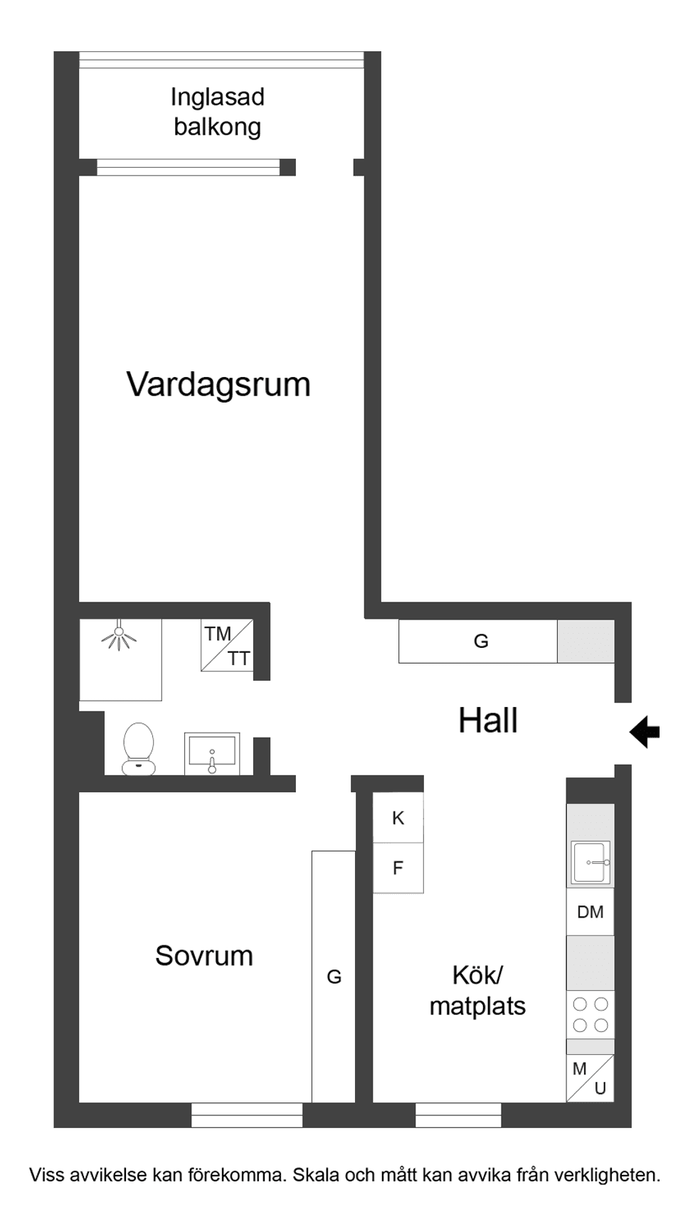 Bostadsrätt, Slottsgatan 131, Centralt - Strömmen, Norrköping