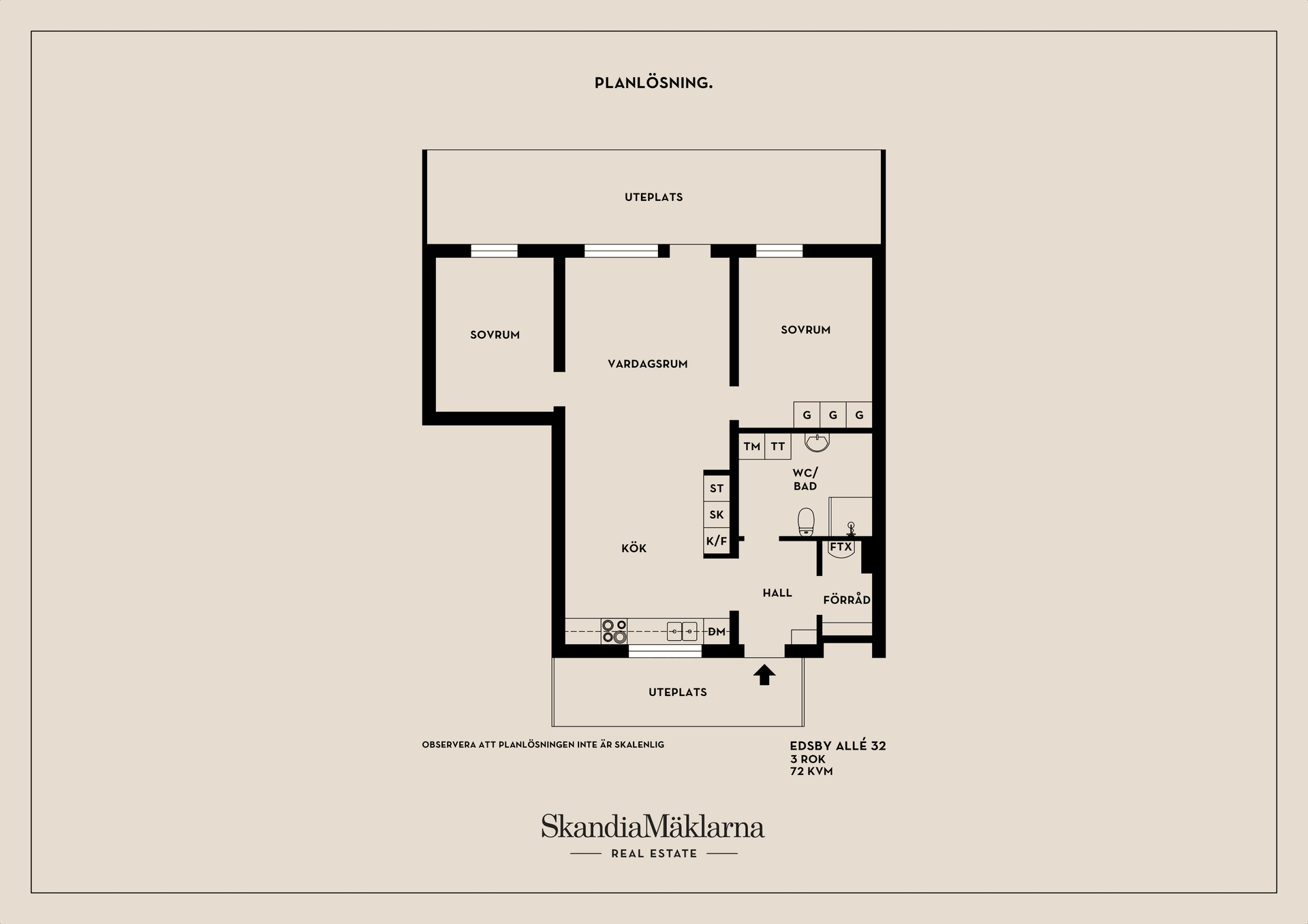 Bostadsrätt, Eds allé, Eds allé/Runby, Upplands Väsby