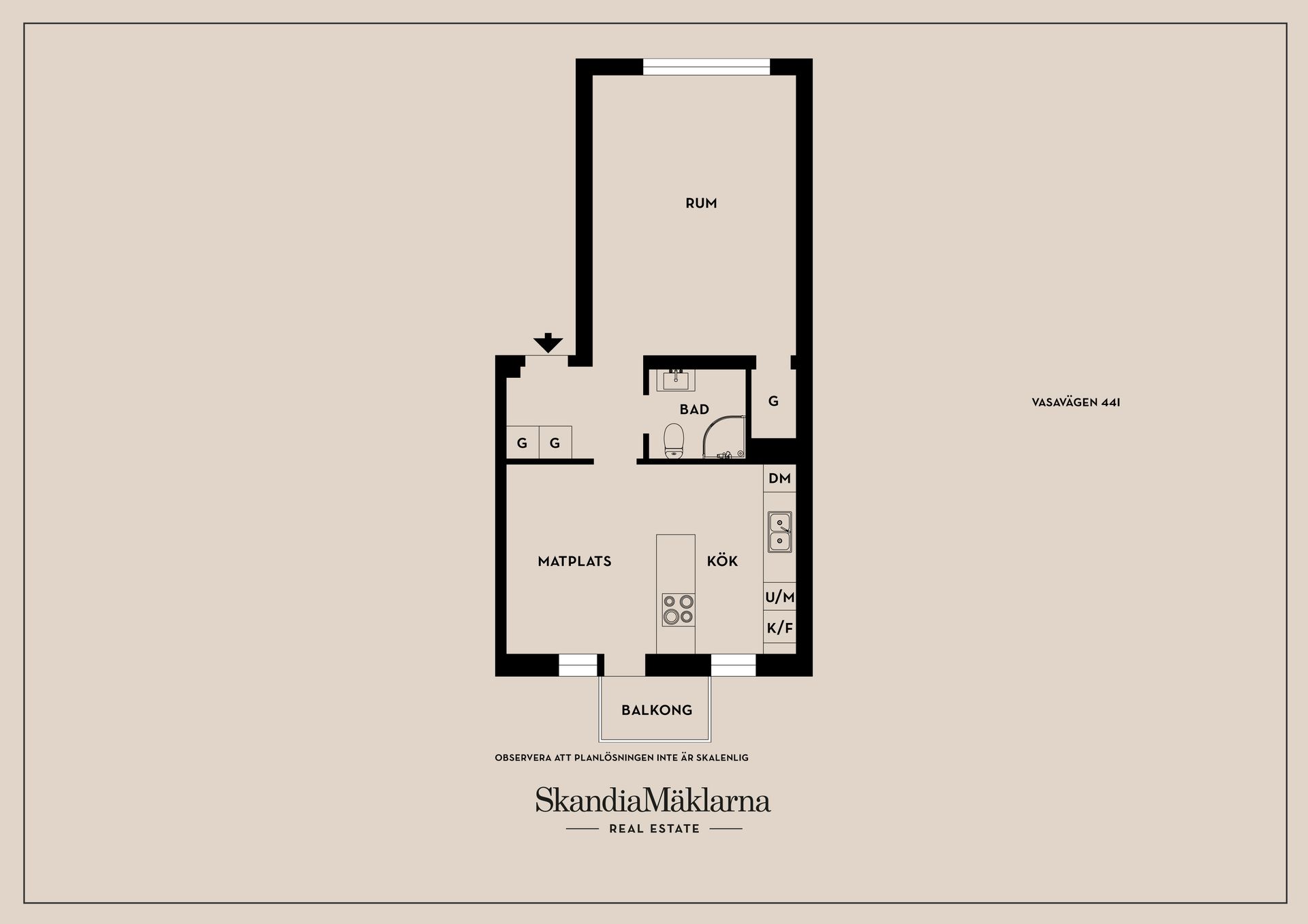Bostadsrätt, Vasavägen 44I, Centralt/Vasastaden, Linköping