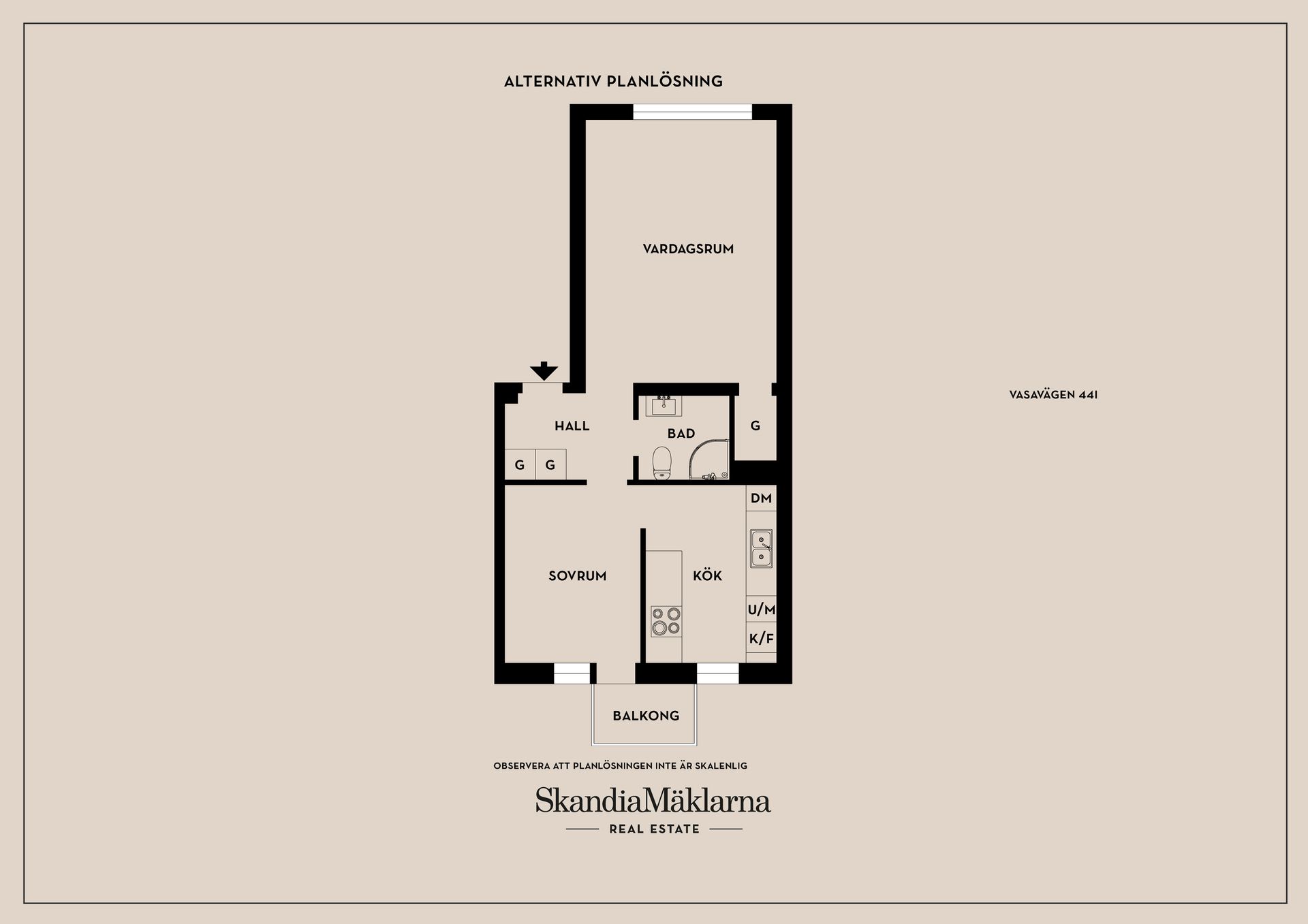 Bostadsrätt, Vasavägen 44I, Centralt/Vasastaden, Linköping