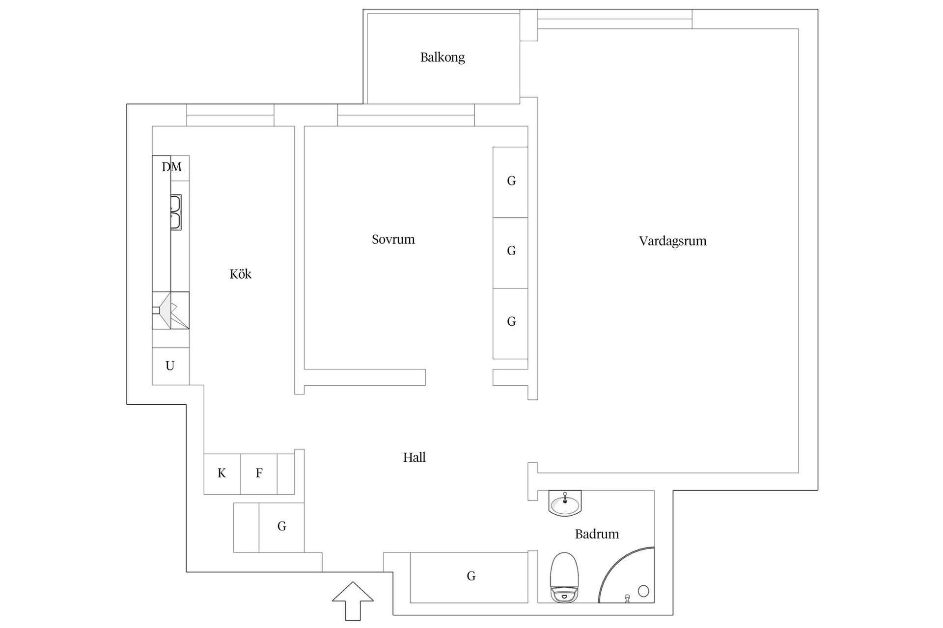 Bostadsrätt, Roslins väg 12A, Ribersborg, Malmö