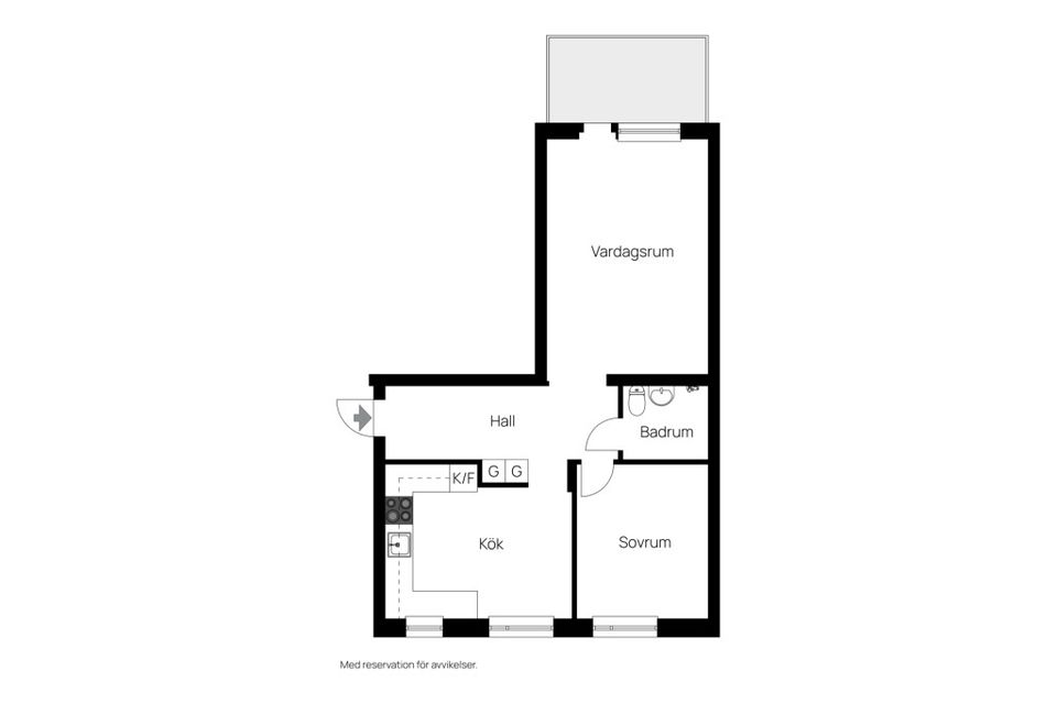 Bostadsrätt, Regeringsgatan 87, Centrum (Piphuset), Karlshamn