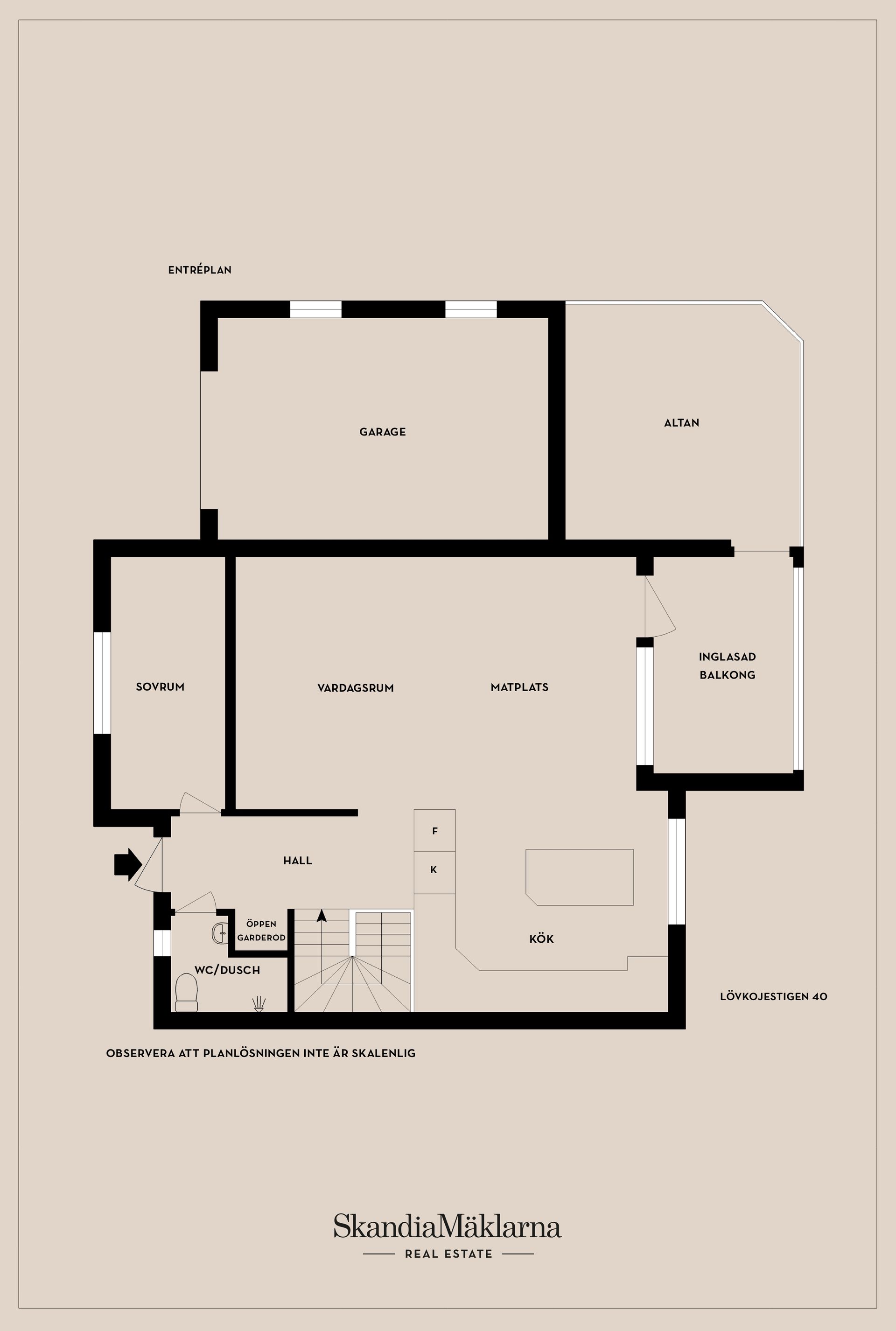 Radhus, Lövkojestigen 40, Ekhagen, Jönköping