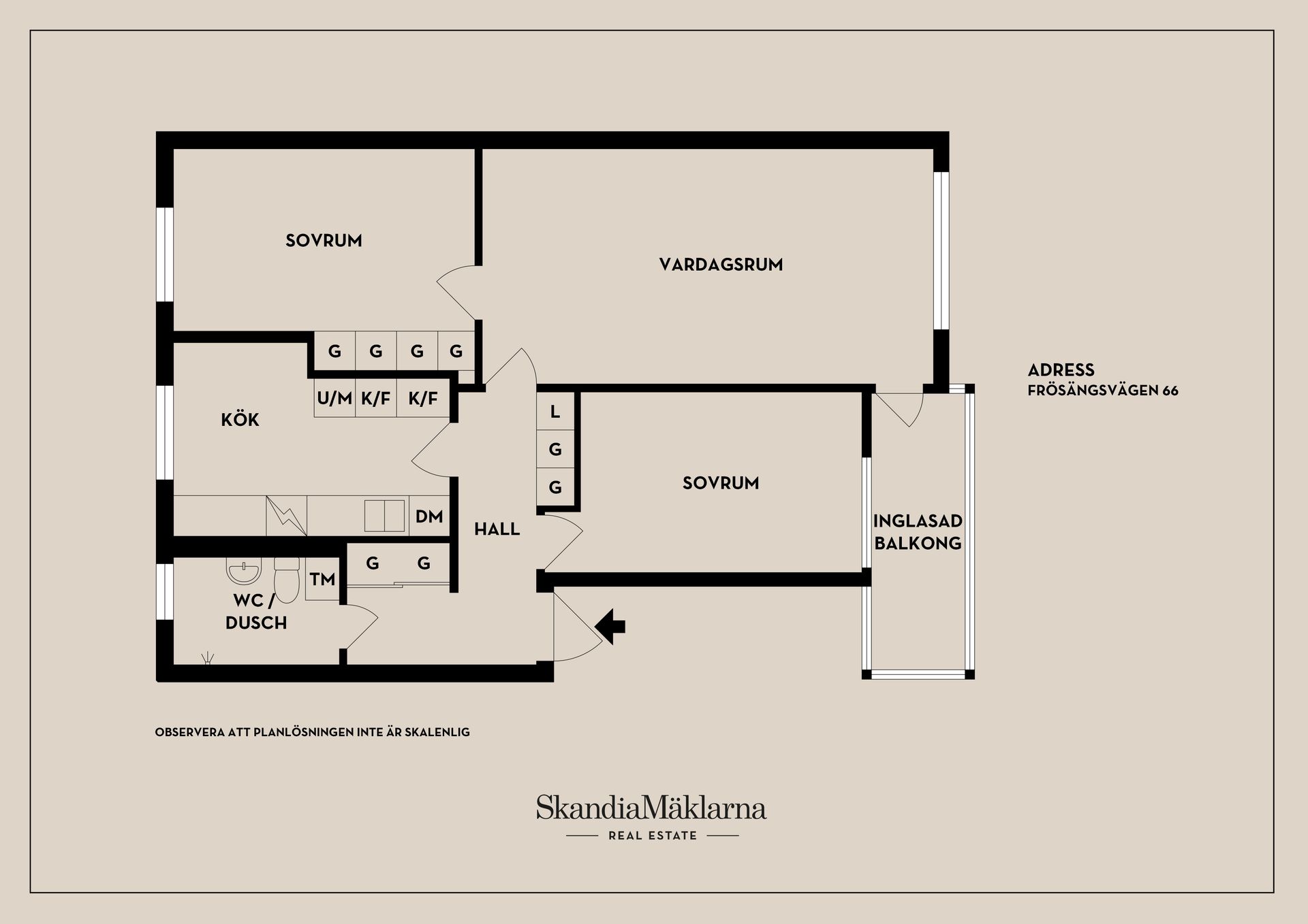 Bostadsrätt, Frösängsvägen 66, Frösäng, Oxelösund