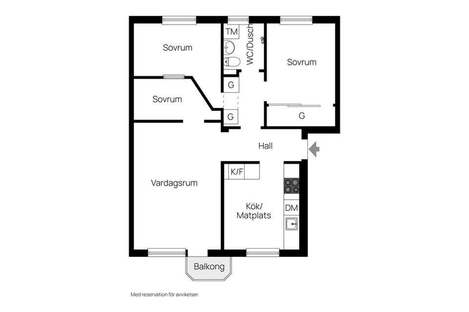 Bostadsrätt, Söderarmsvägen 19, Kärrtorp, Stockholm