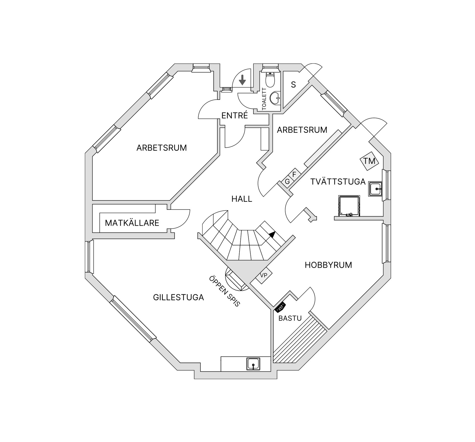 Villa, Kärnmakaregatan 12B, Hässleholm - Väster, Hässleholm