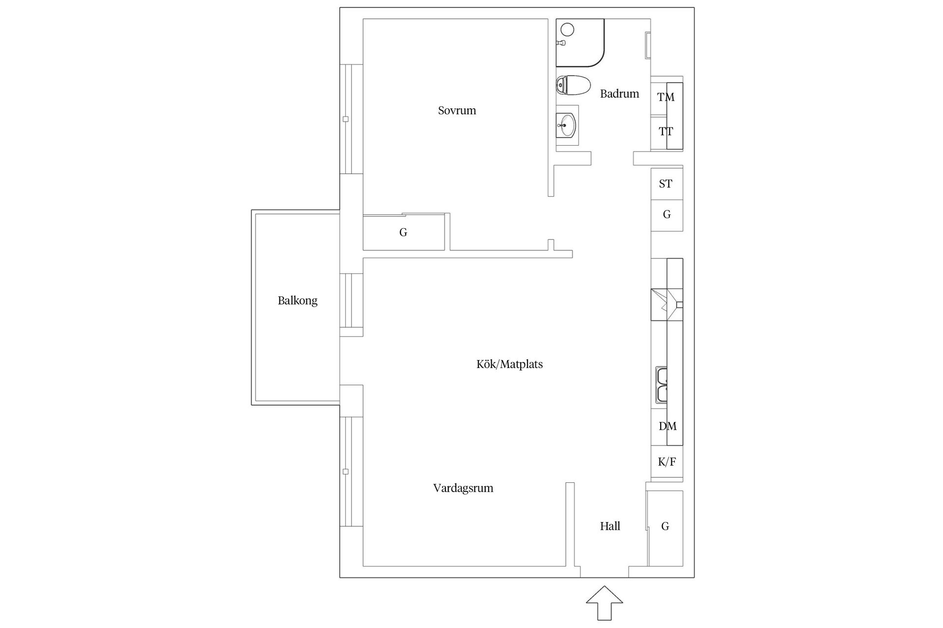 Bostadsrätt, Argogatan 4, Citadellskajen, Malmö