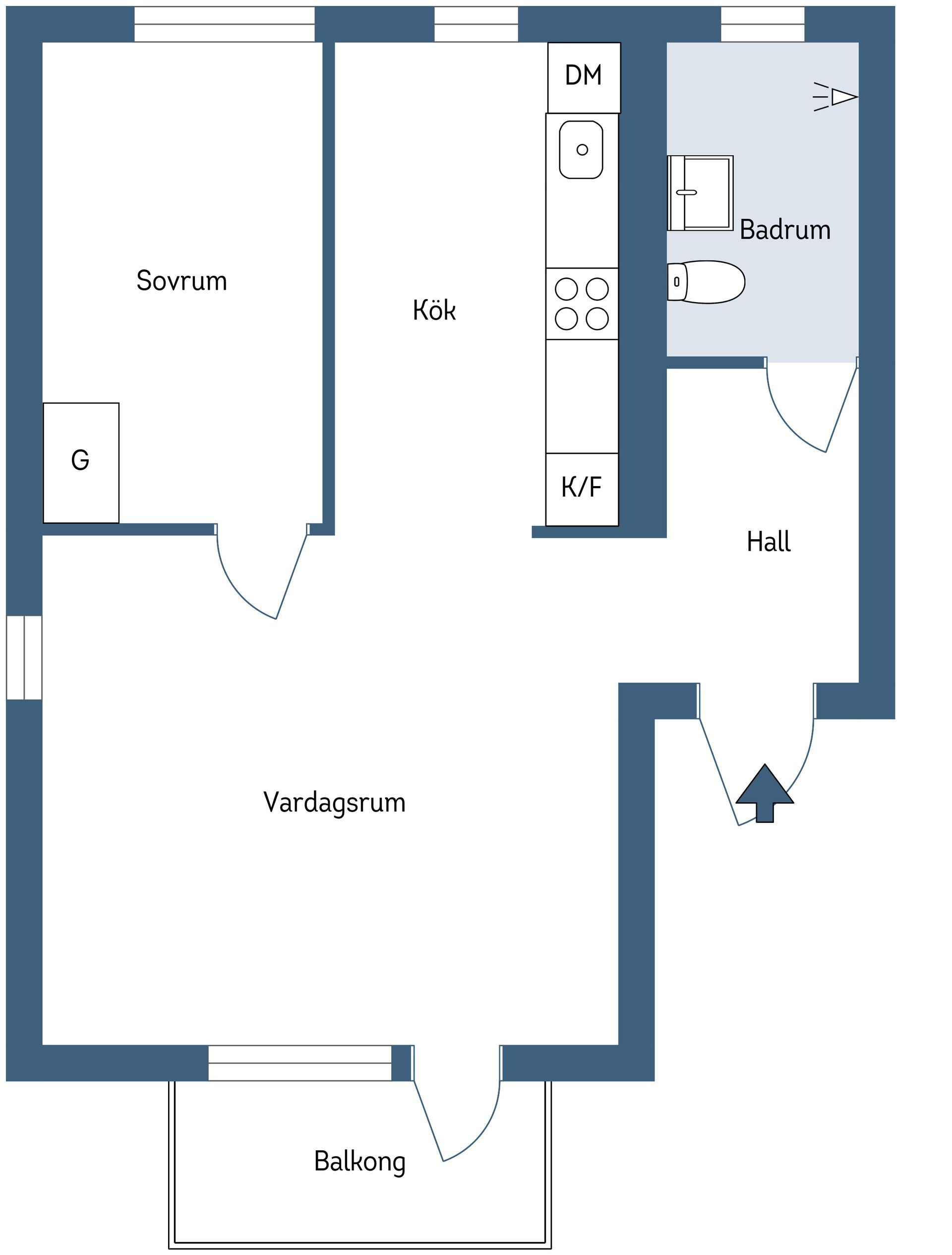 Bostadsrätt, Tingstugatan 33C, Tingstuhöjden, Strängnäs