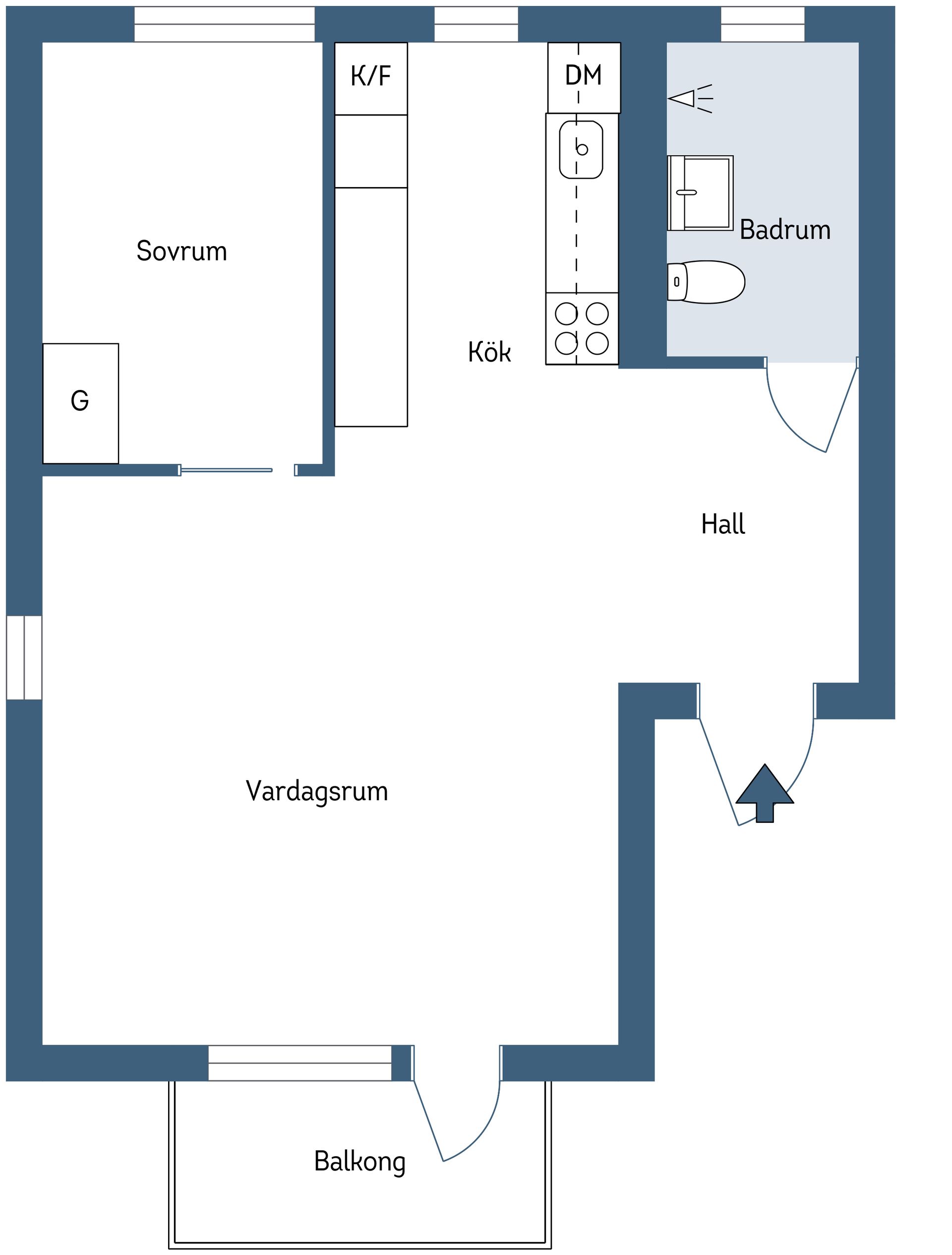 Bostadsrätt, Tingstugatan 33C, Tingstuhöjden, Strängnäs