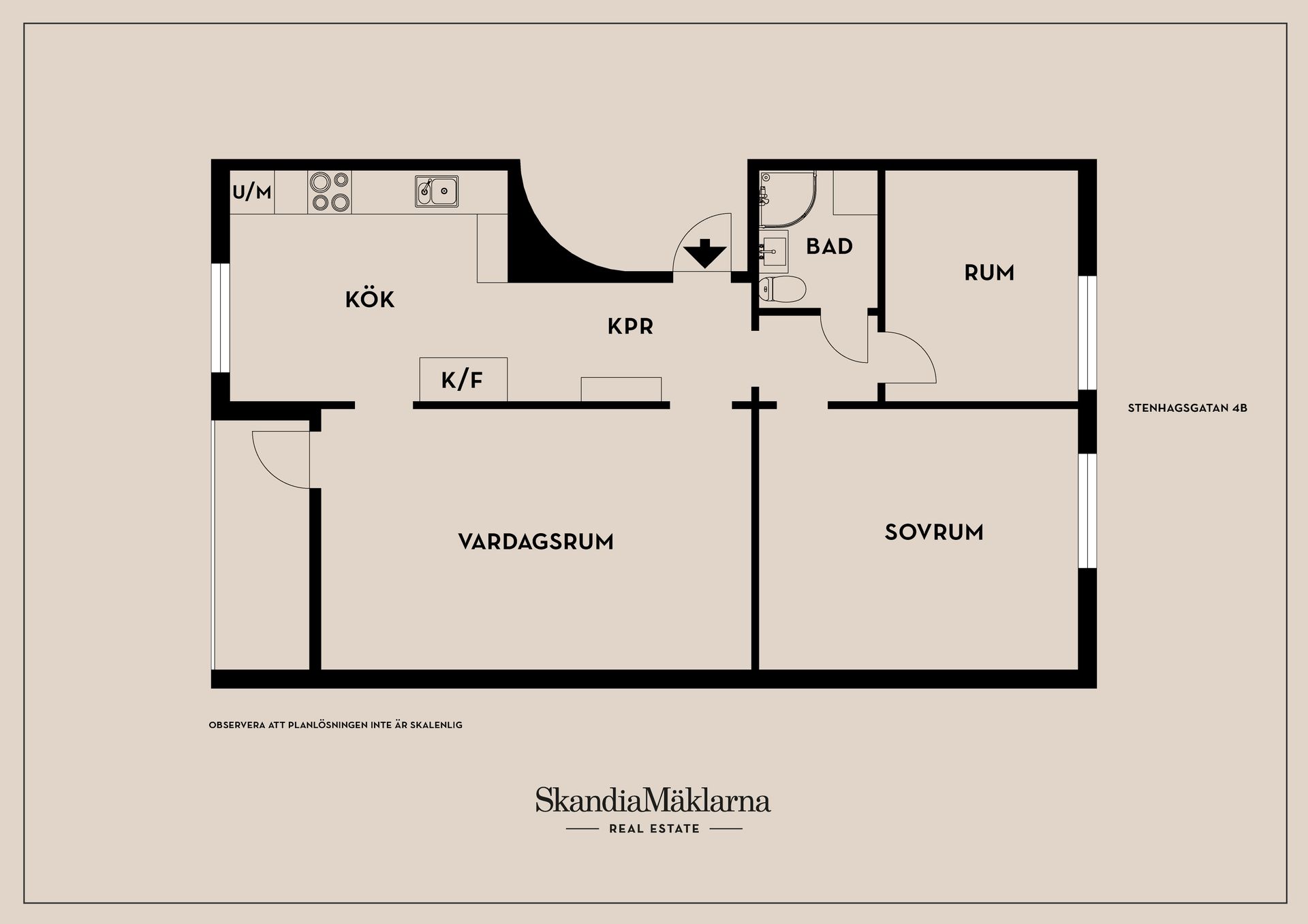 Bostadsrätt, Stenhagsgatan 4B, Karlstad