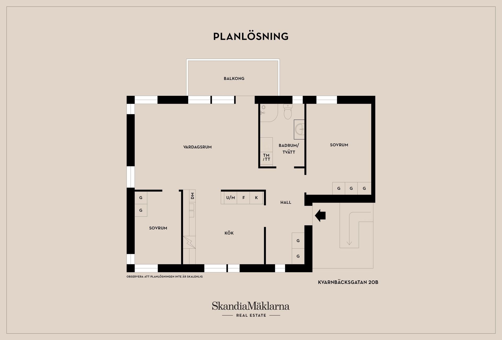 Bostadsrätt, Kvarnbäcksgatan 20B, Trädgårdsstaden, Skövde
