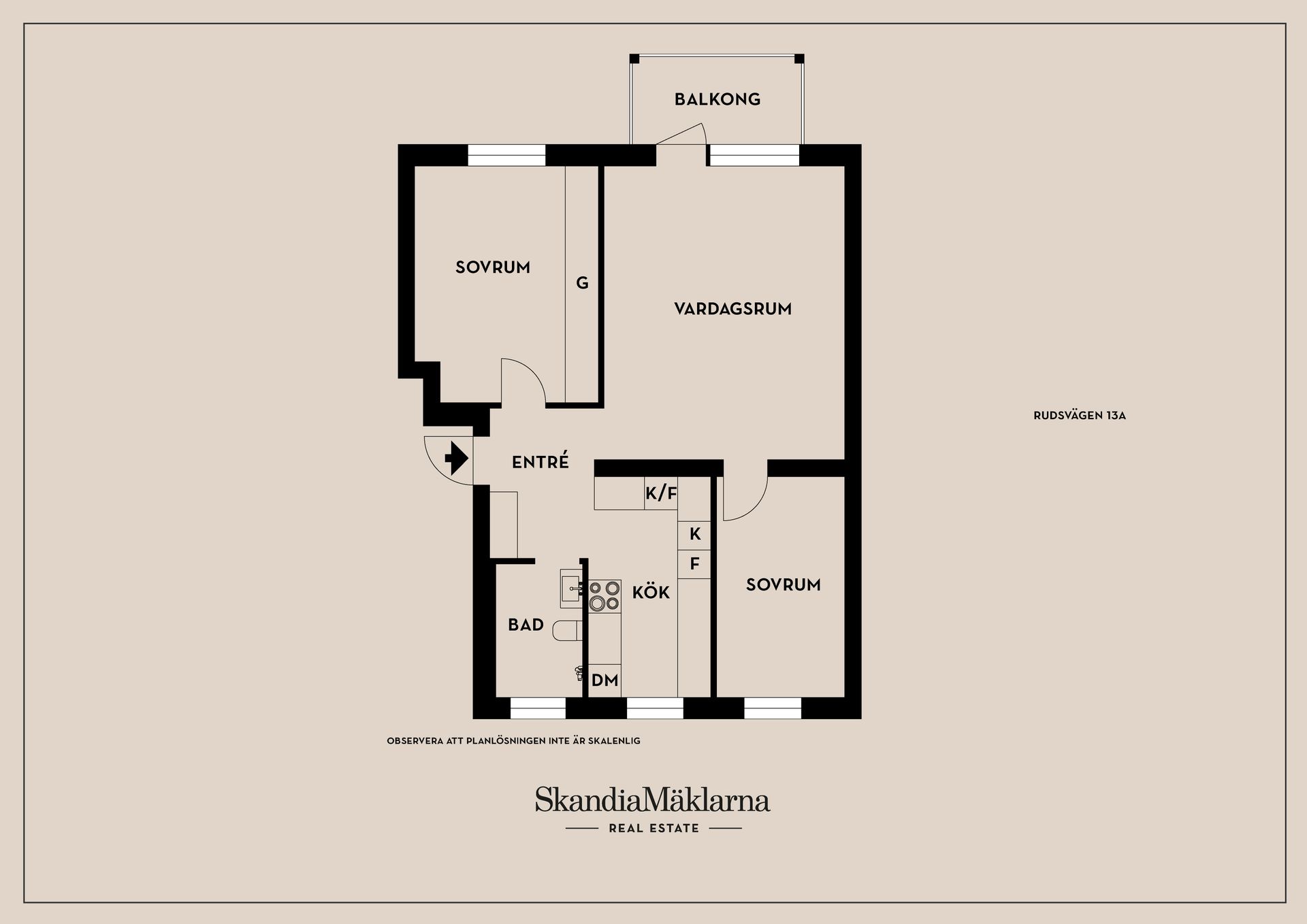 Bostadsrätt, Rudsvägen 13A, Karlstad