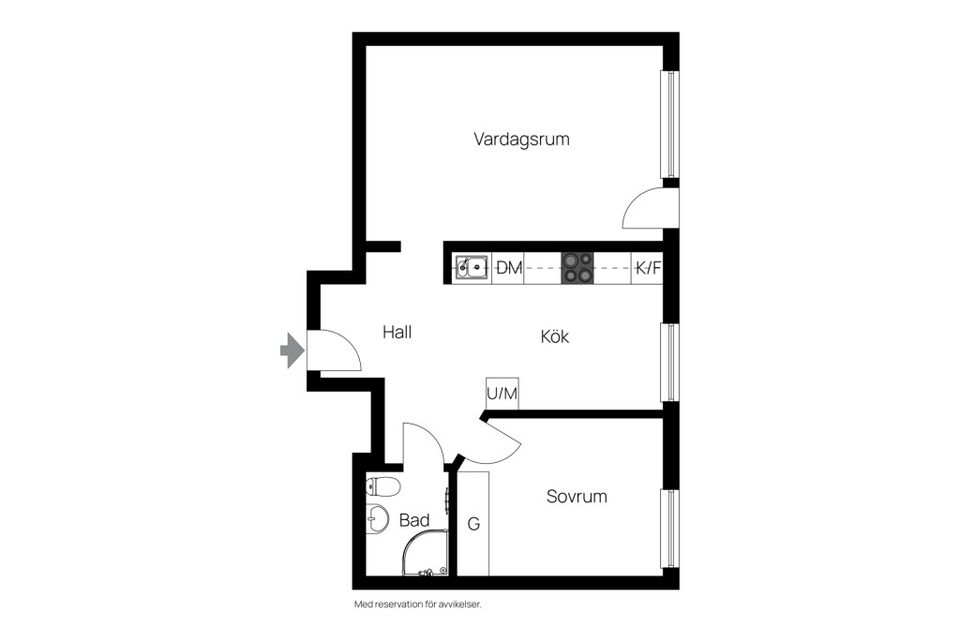 Bostadsrätt, Kyrkogatan 28b, Centrum, Enköping