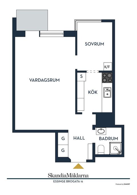 Bostadsrätt, Essinge brogata 15, 5tr, Kungsholmen - Lilla Essingen, Stockholm