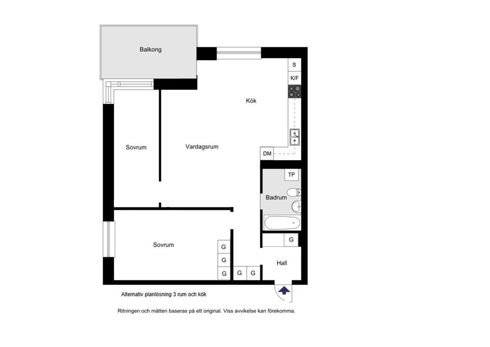 Bostadsrätt, Ekensbergsvägen 15, Gröndal - Ekensberg, Stockholm