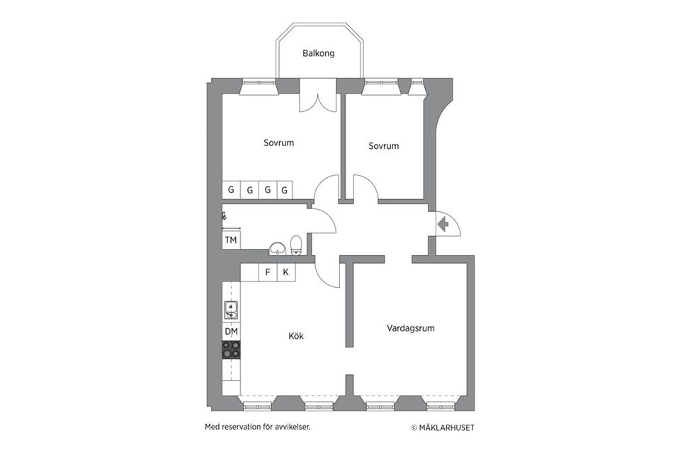 Bostadsrätt, Prästgatan 32, Centrum, Helsingborg