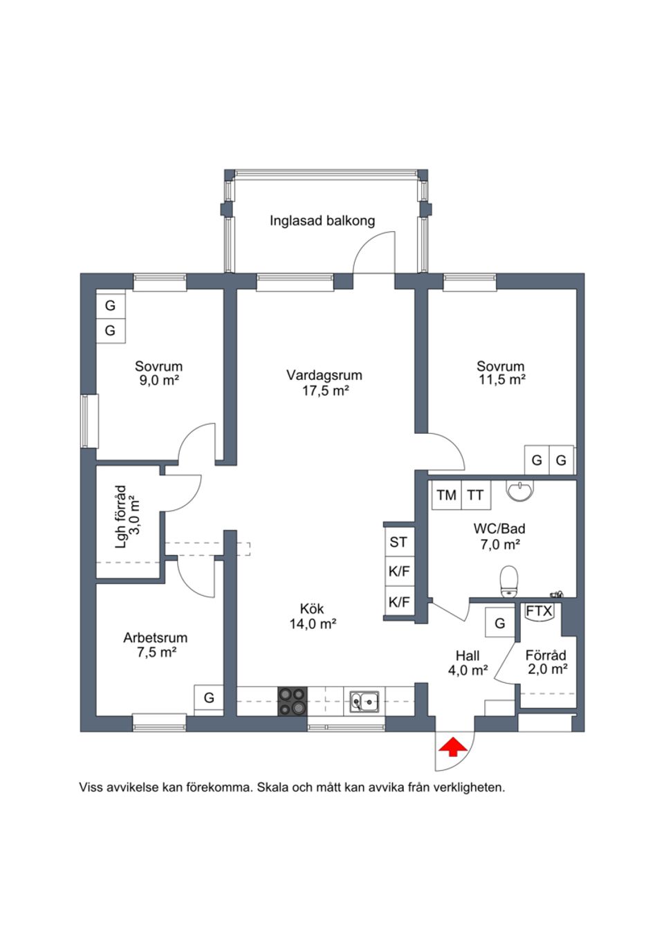 Bostadsrätt, Midgårdsgatan 5 E, Höganäs