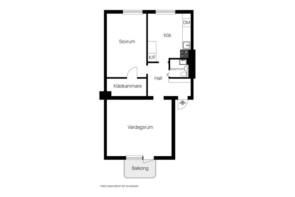 Bostadsrätt, Kolonivägen 11c, Öster, Hudiksvall