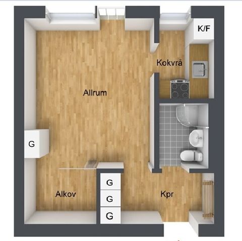 Bostadsrätt, Kagagatan 13, Tornhagen/Gottfridsberg, Linköping