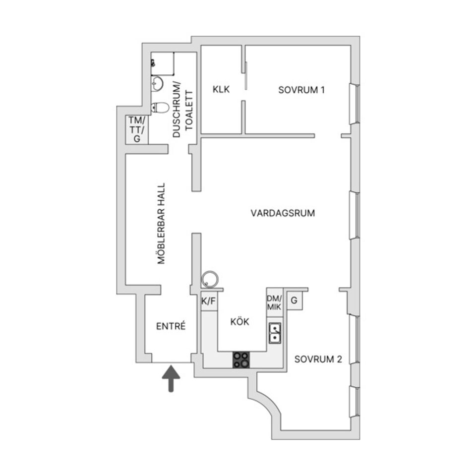 Bostadsrätt, Brännkyrkagatan 44, Södermalm - Mariatorget, Stockholm