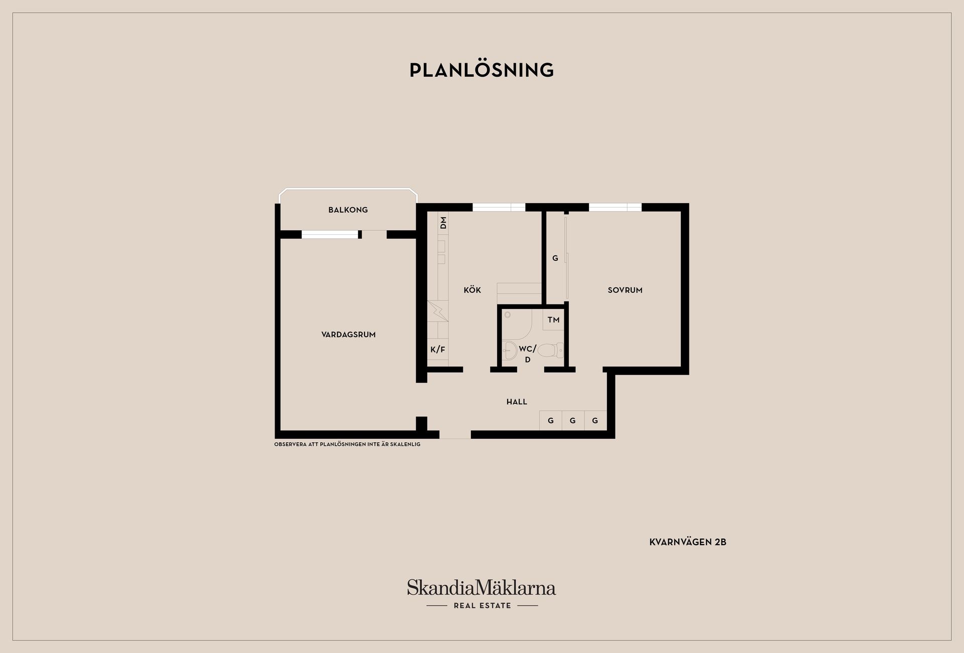 Bostadsrätt, Kvarnvägen 2B, Centrum, Tibro