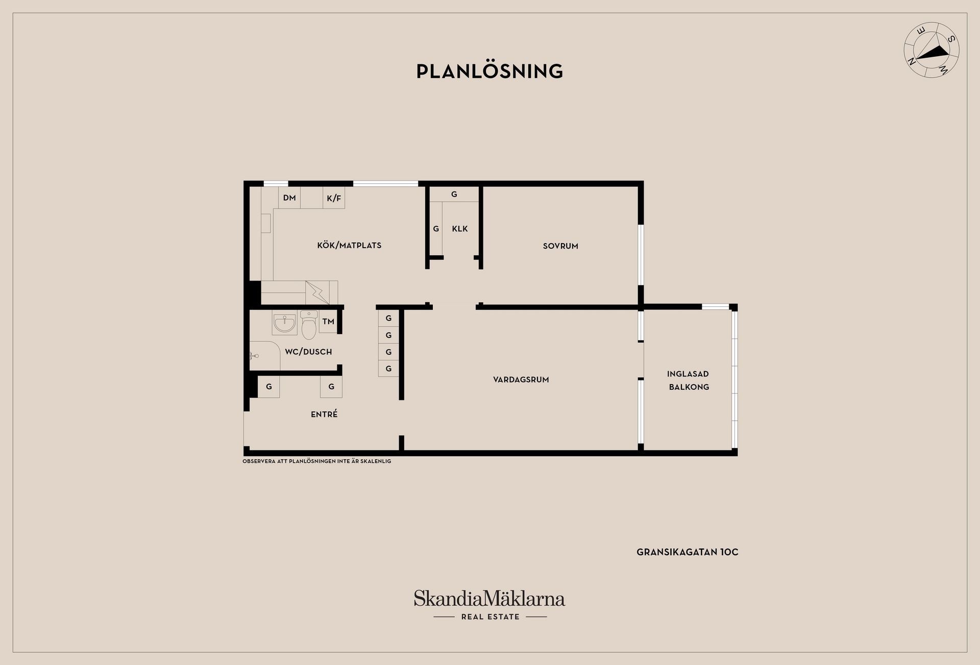 Bostadsrätt, Gransikagatan 10C, Norrmalm, Skövde