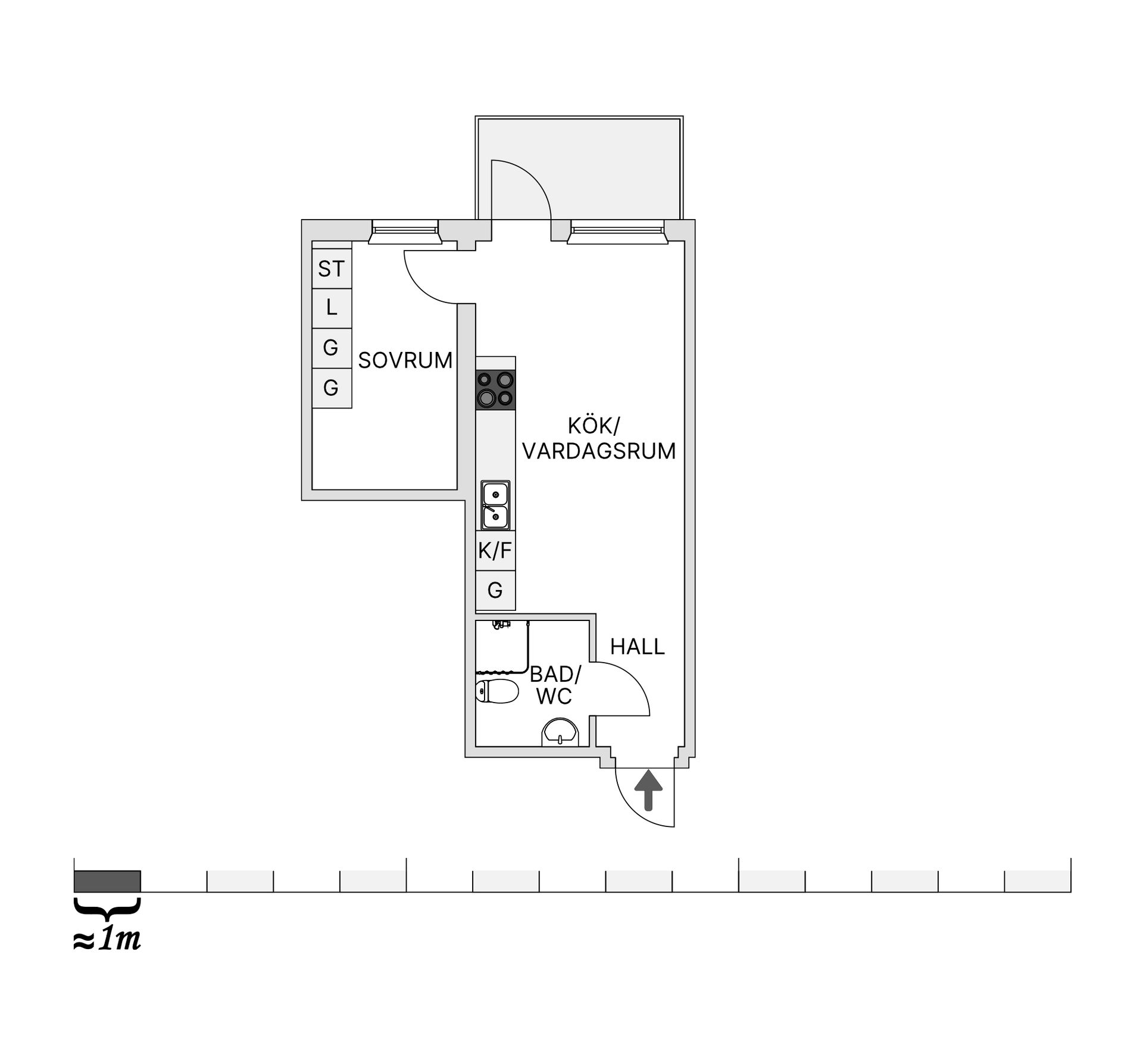 Bostadsrätt, Mjölnergatan 14, Märsta - Valsta, Sigtuna
