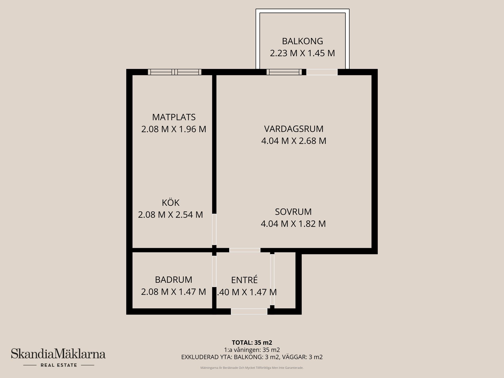 Bostadsrätt, Almvägen 15D, Egna Hem/Parkstaden, Kristianstad