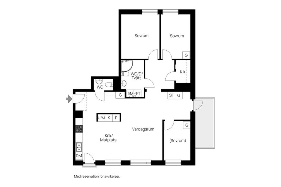 Bostadsrätt, Ärlegatan 5A, 1tr, Majorna, Göteborg