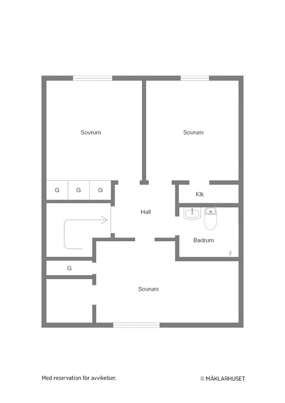 Radhus, Henrik gjutares gata 27G, Norrmalm, Skövde