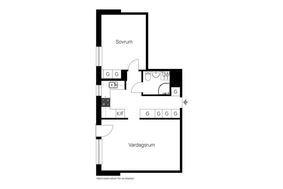 Bostadsrätt, Skepparegatan 11, Centalt, Norrköping