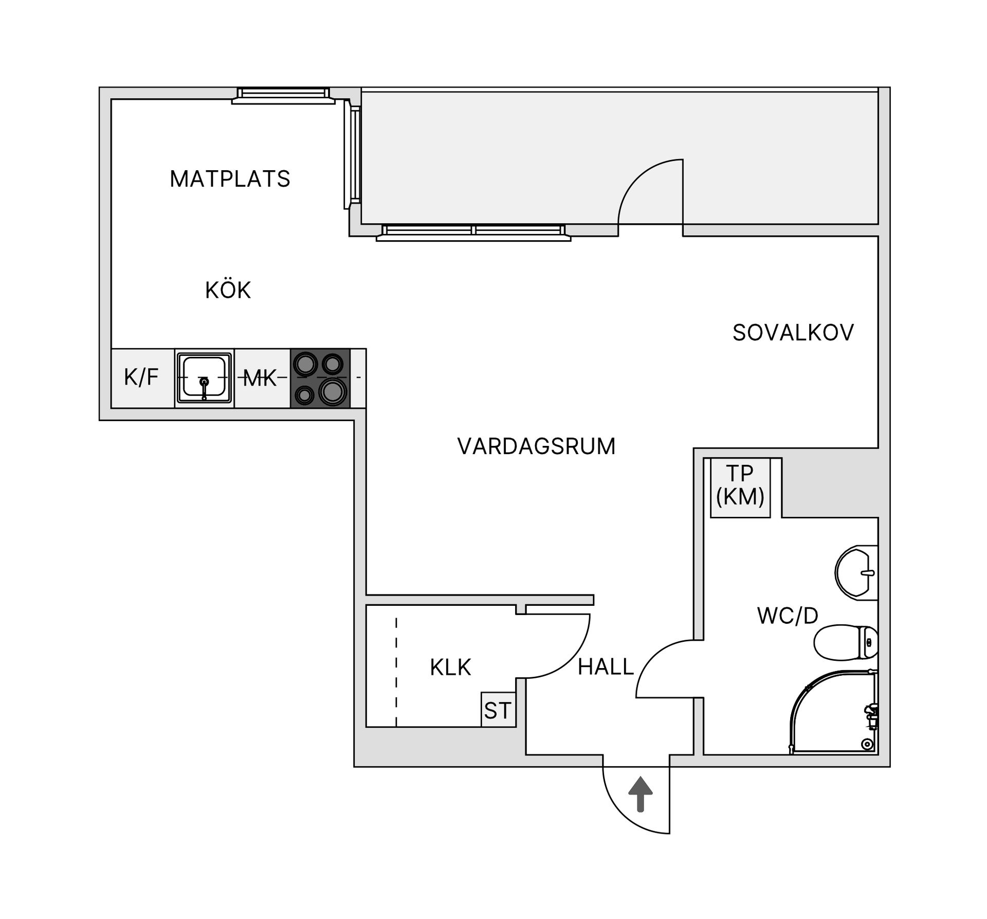 Bostadsrätt, Simgatan 22, Tyresö Centrum, Tyresö