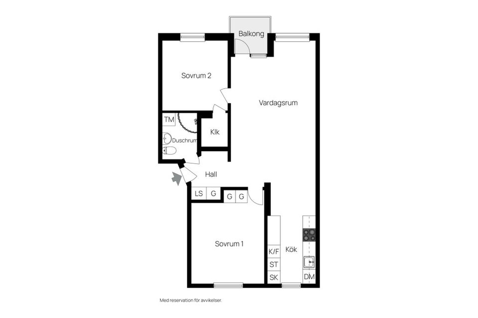 Bostadsrätt, Humlegårdsvägen 12, Visby -  Länna, Gotland