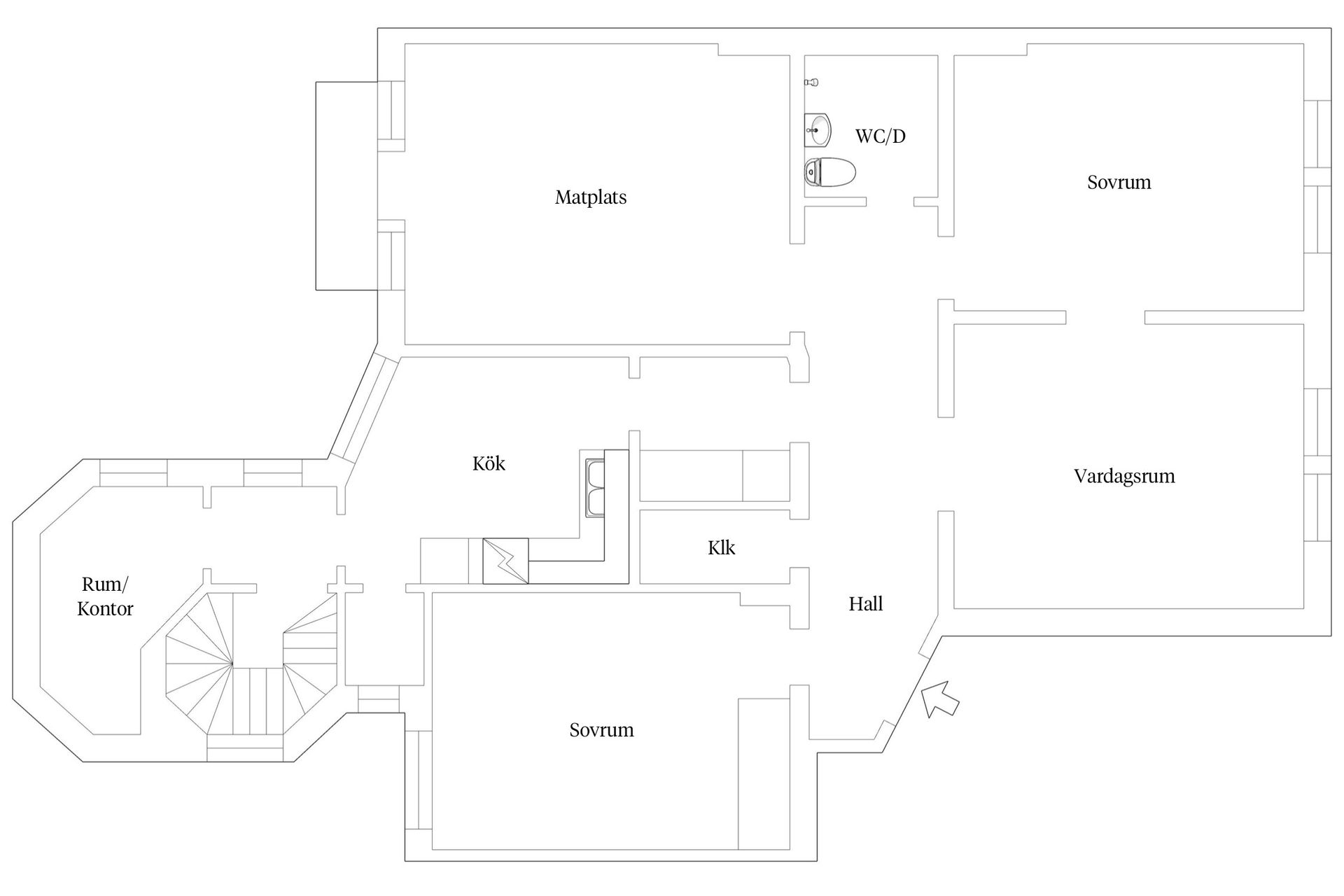 Bostadsrätt, S:t Pauli kyrkogata 19A, Rörsjöstaden, Malmö