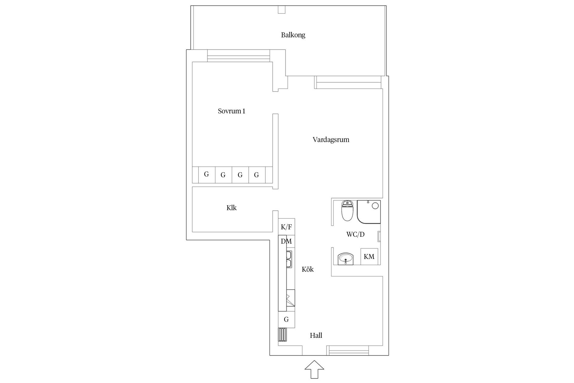 Bostadsrätt, Korsgatan 8, Munksjöstaden, Jönköping