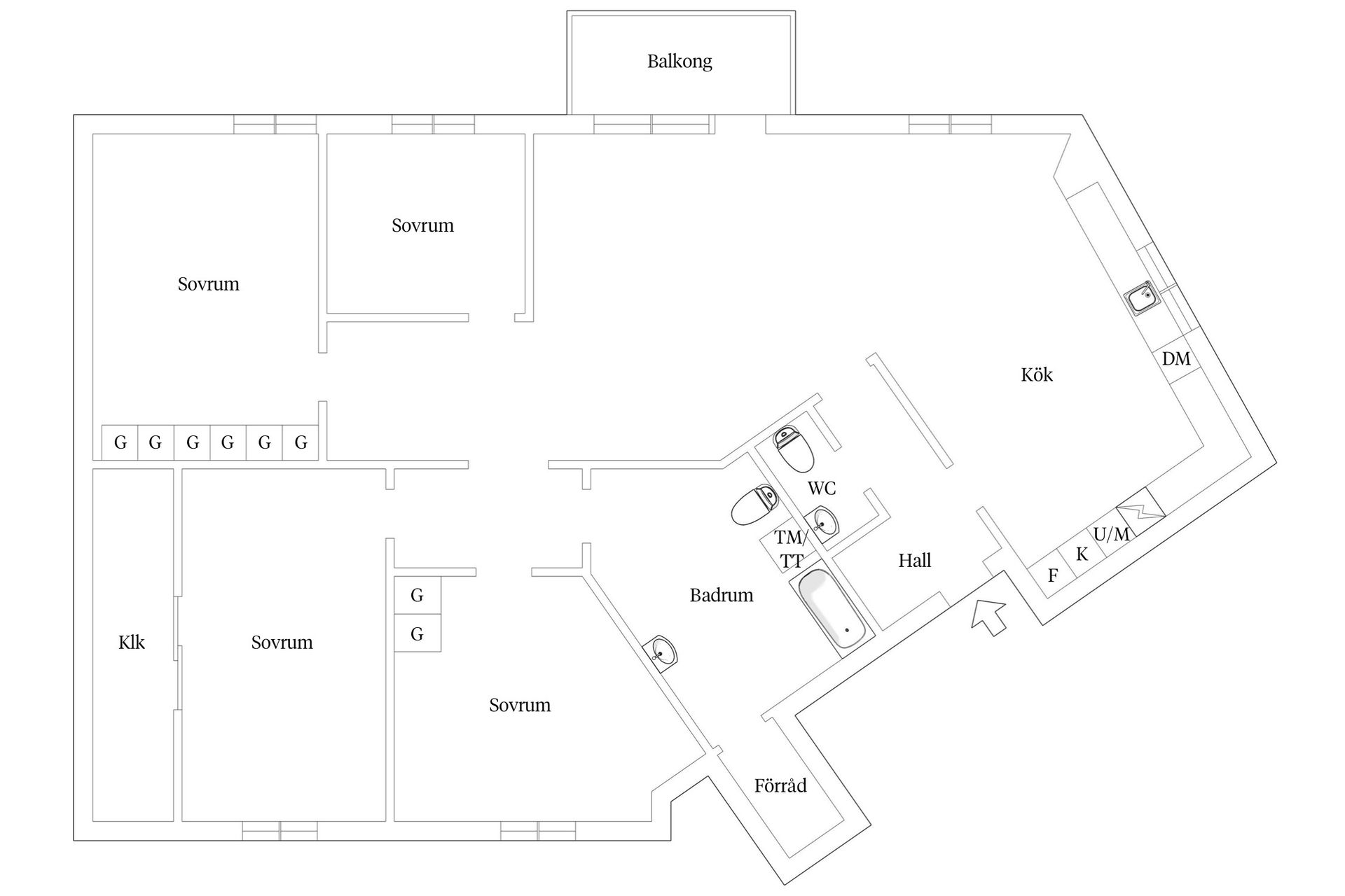 Bostadsrätt, Visborgsgatan 51A, Visby, Gotland