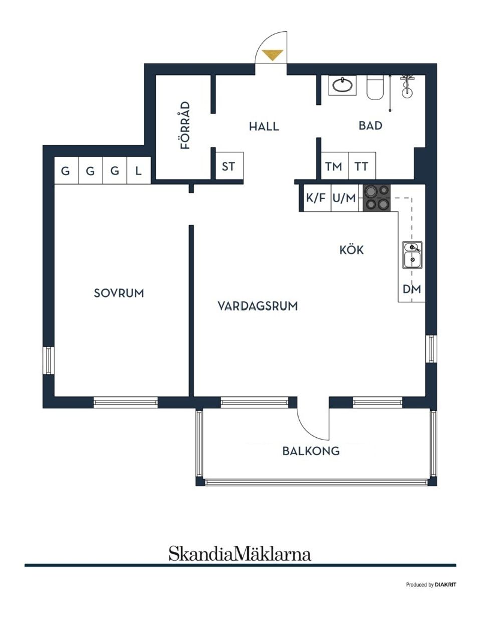 Bostadsrätt, Karlslundsvägen 9, Barkarbystaden, Järfälla