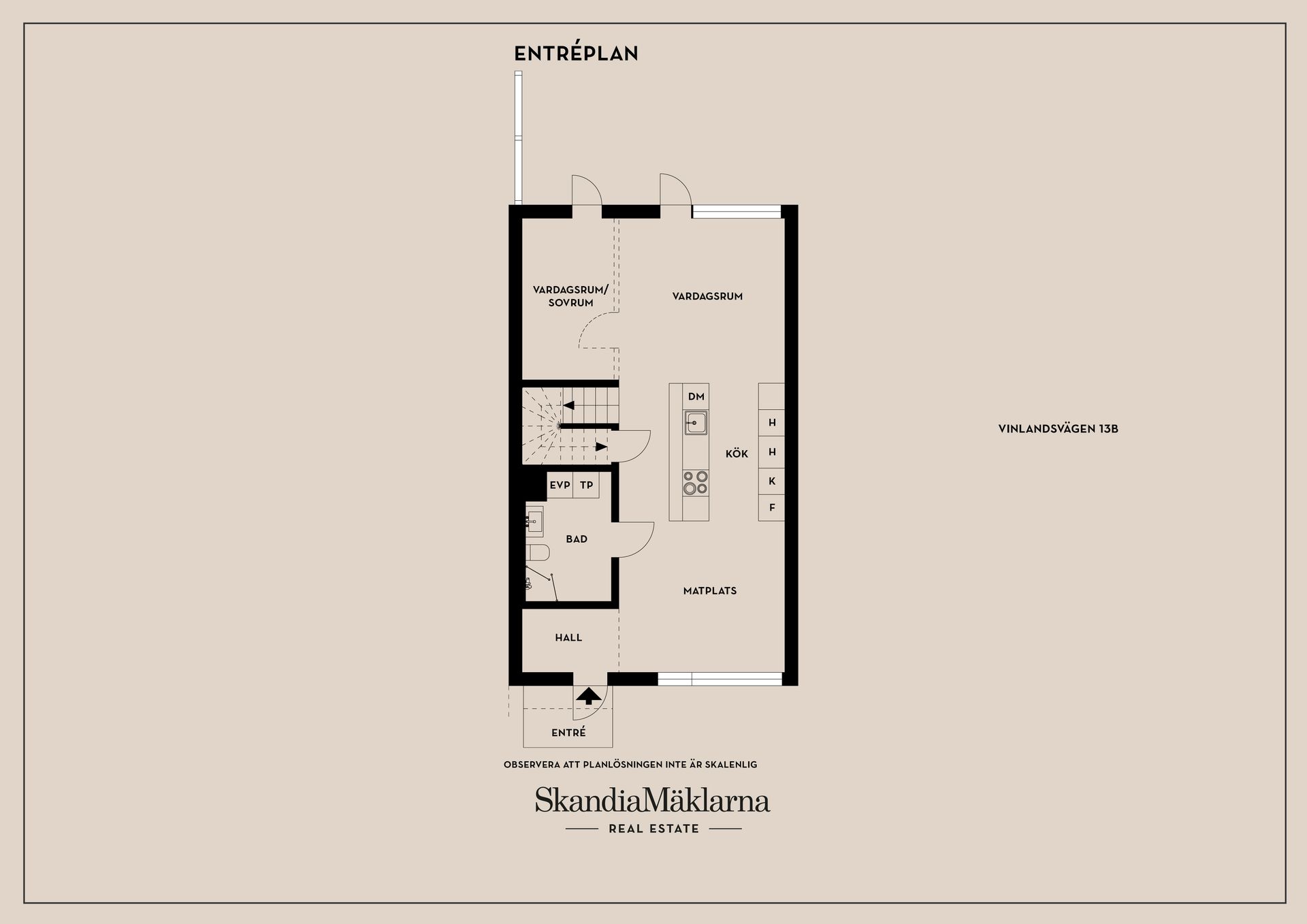 Radhus, Vinlandsvägen 13B, Jursta - Upplands-Bro, Upplands-Bro