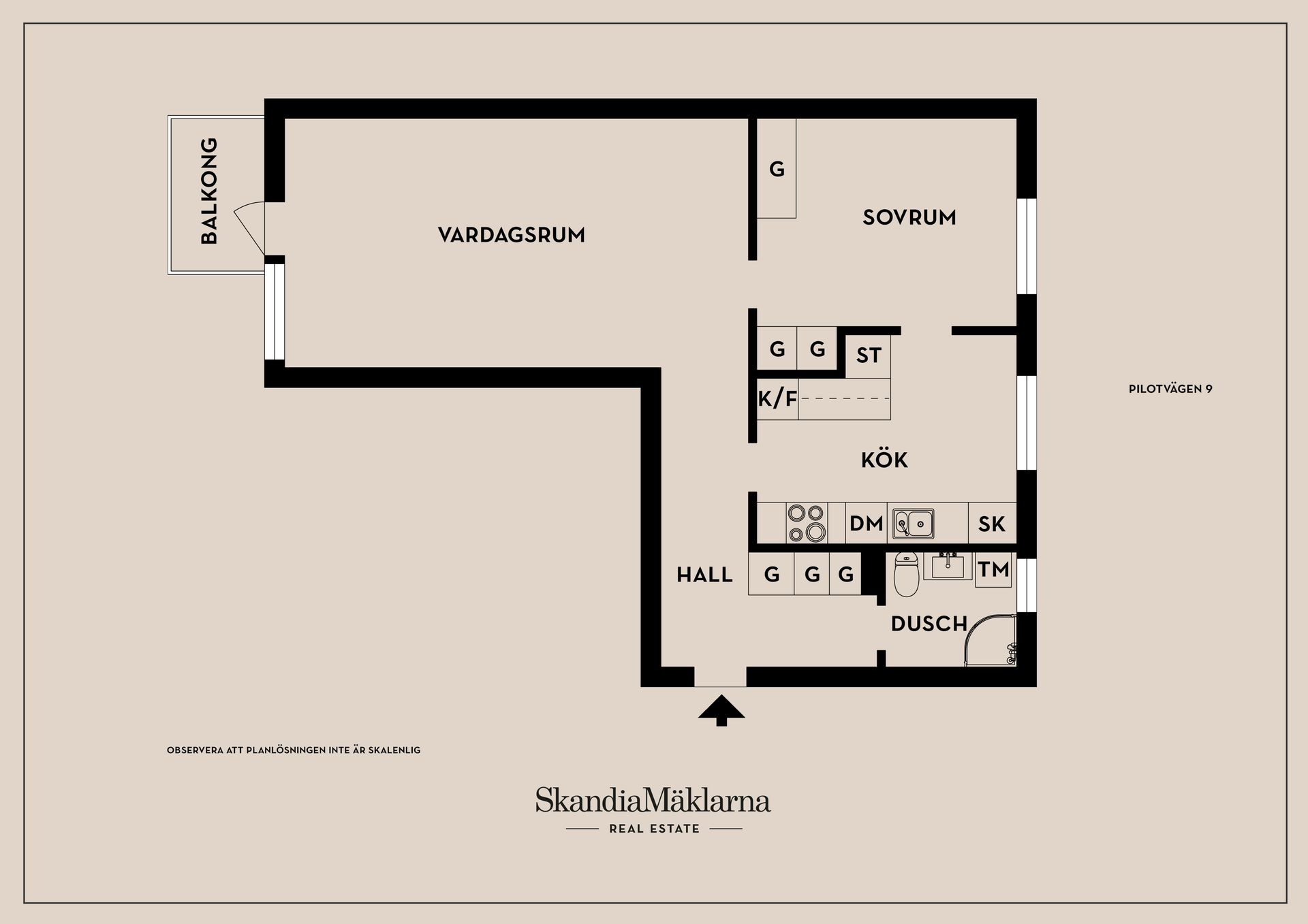 Bostadsrätt, Pilotvägen 9, Barkarby, Järfälla