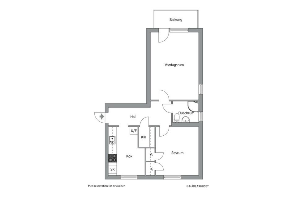 Bostadsrätt, Djupegatan 37b, Öster, Hudiksvall