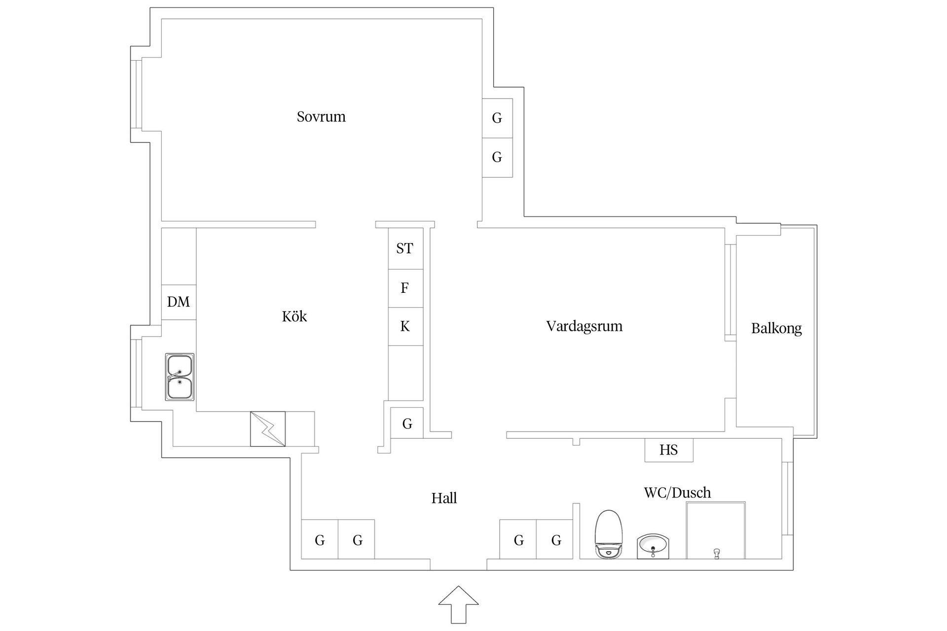 Bostadsrätt, Kristinebergsvägen 24, Kungsholmen - Thorildsplan, Stockholm