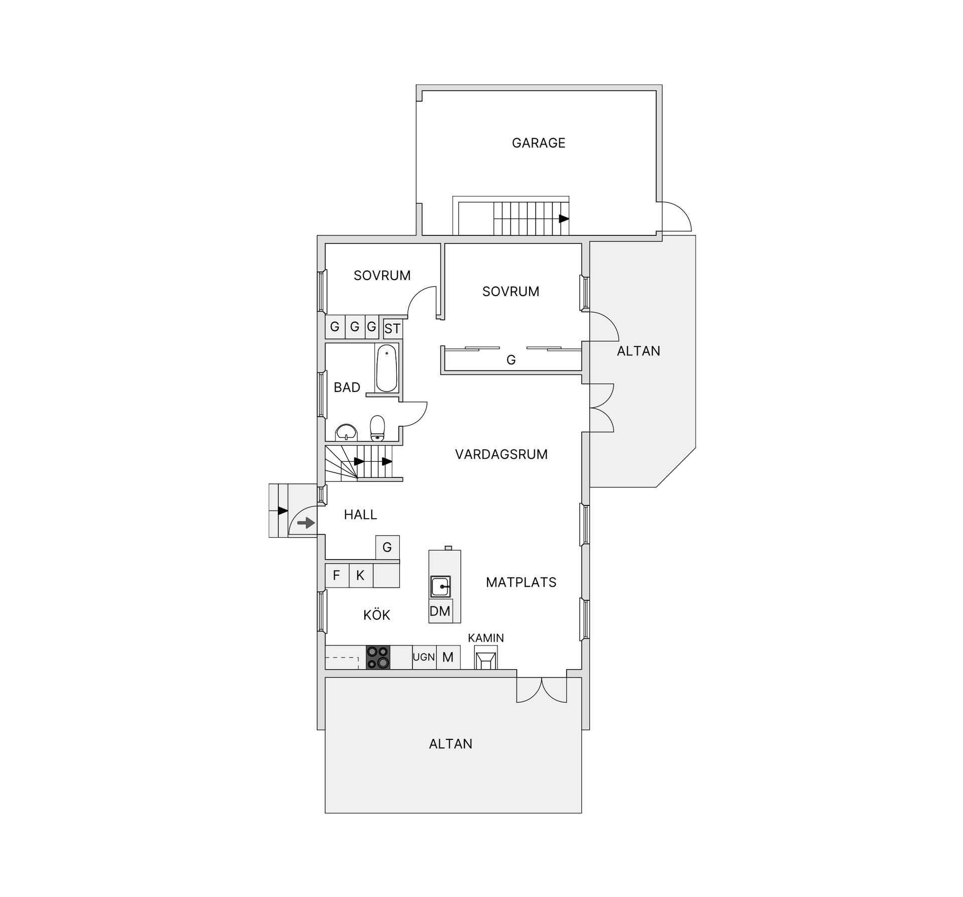 Villa, Krutvägen 9, Hässleholm - Stoby, Hässleholm