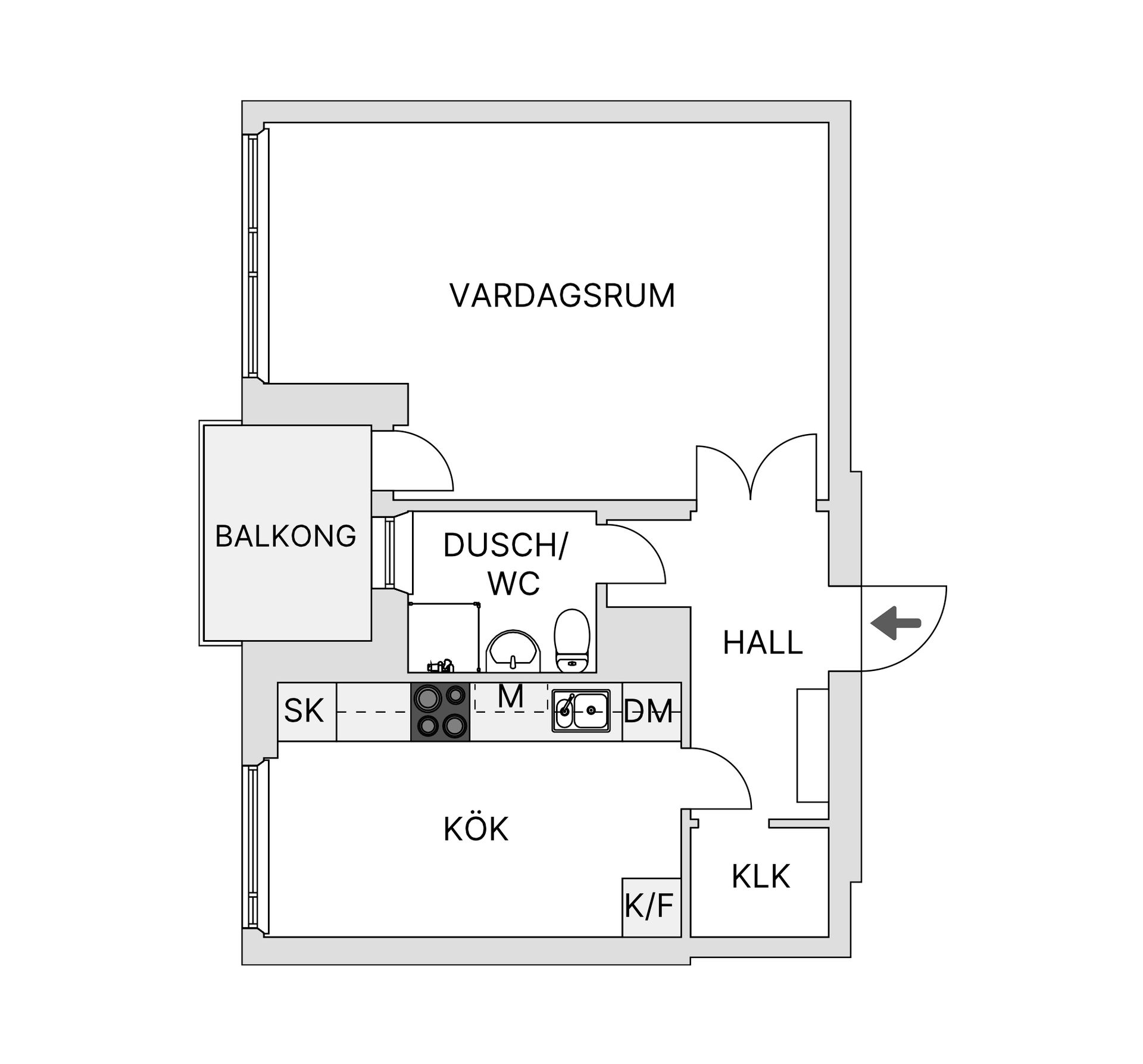 Bostadsrätt, Ödegårdsgatan 4, Johannelund, Linköping