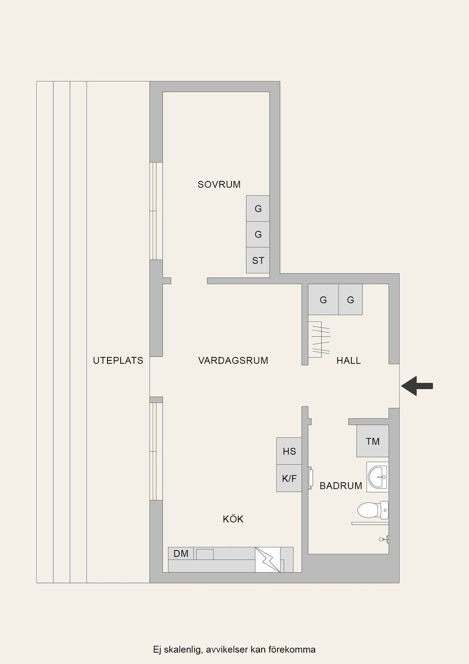 Bostadsrätt, Bryggargatan 9B, Centralt, Nynäshamn