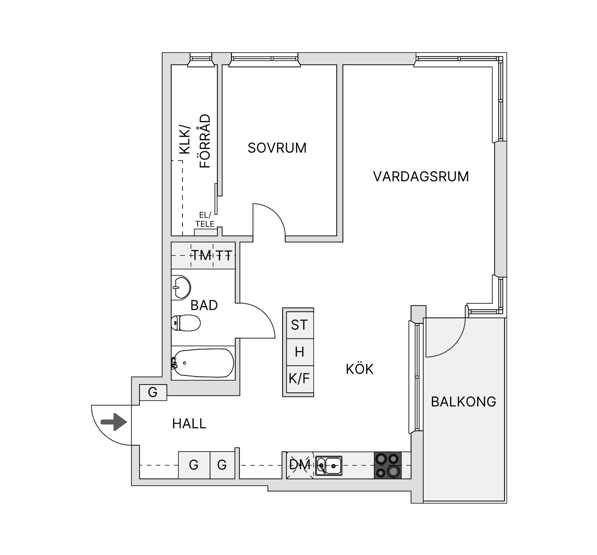 Bostadsrätt, Norra Skeppspromenaden 9, Eriksberg, Göteborg