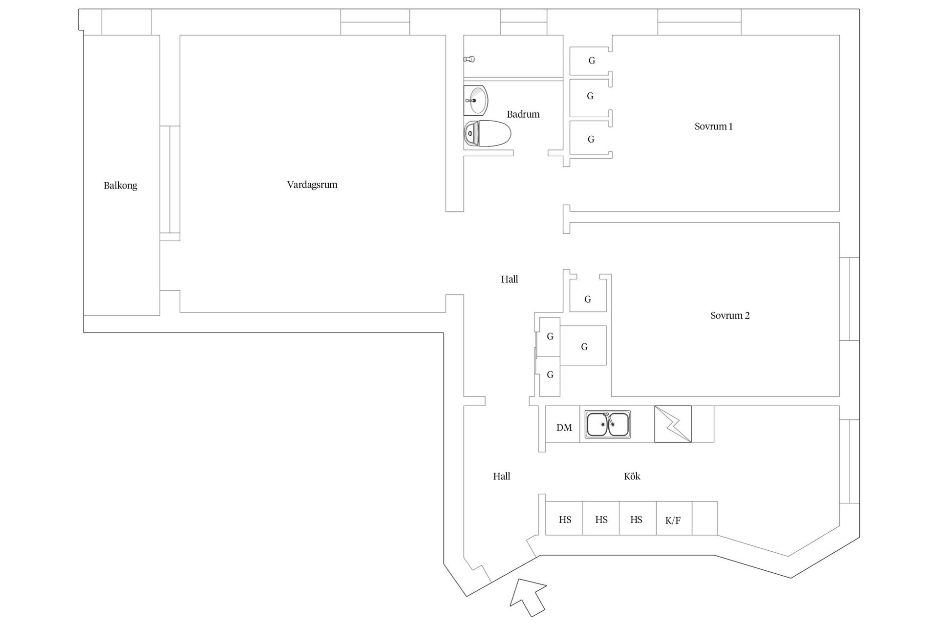 Bostadsrätt, Fjällstigen 53, Tullen, Borås