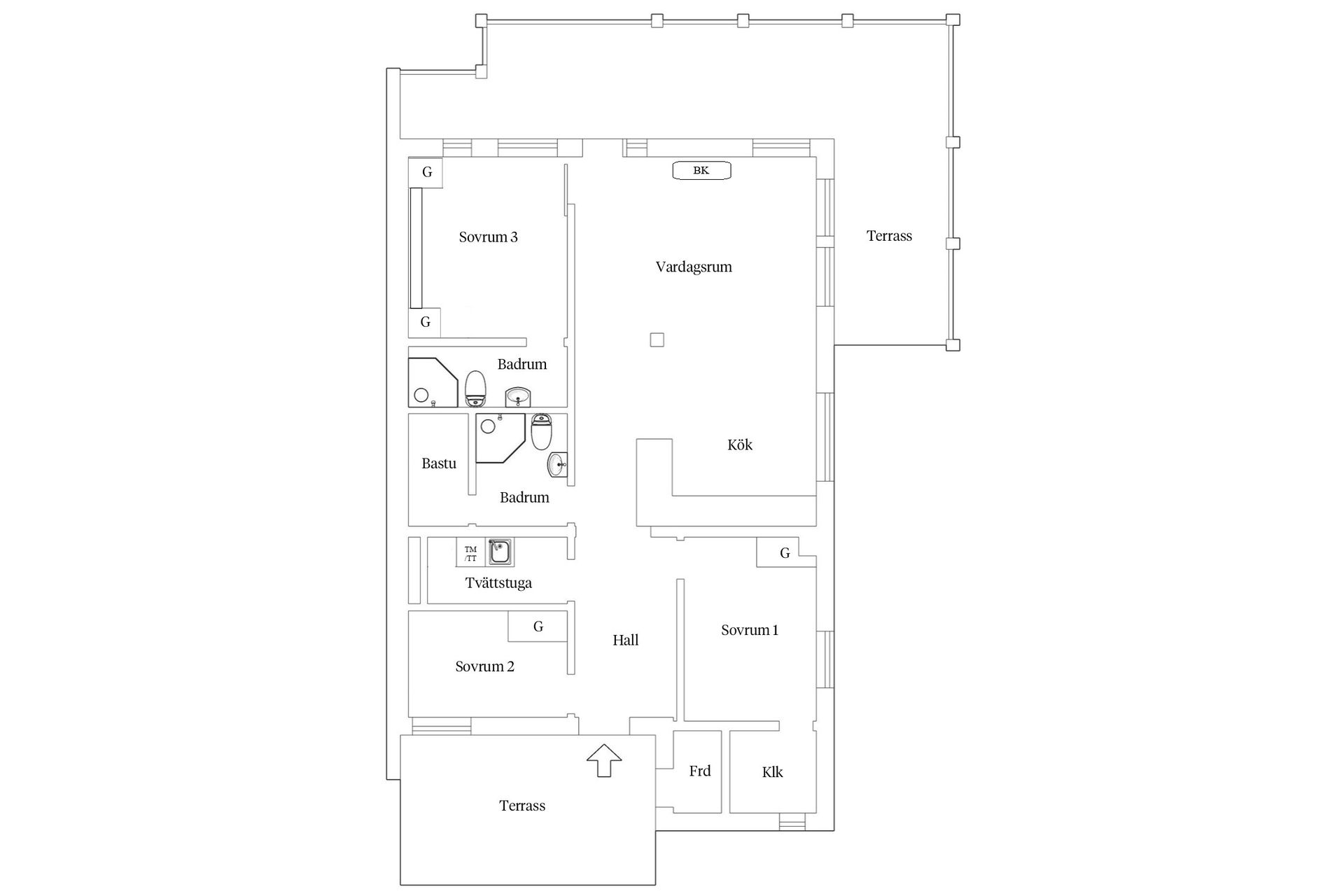 Bostadsrätt, Lilla Panoramavägen 3B, Klövsjö, Berg